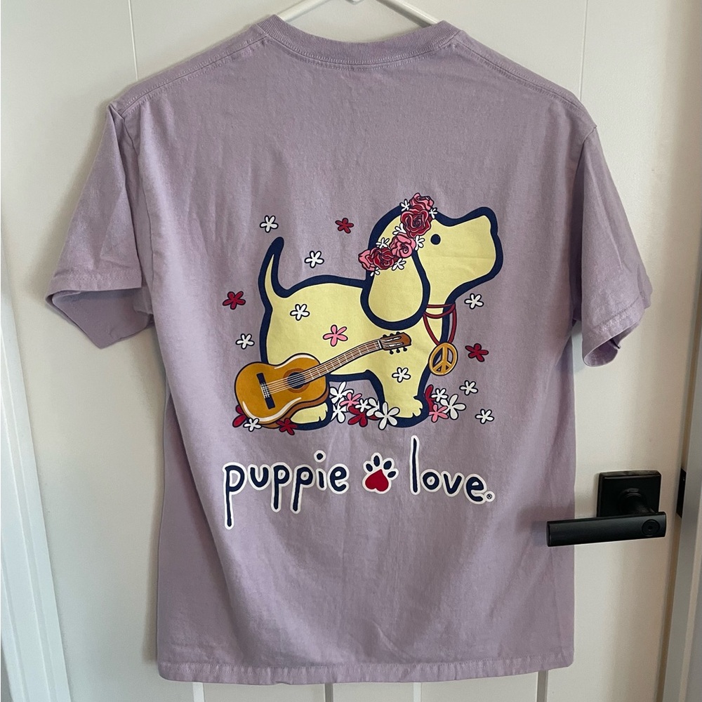 Purple Dog Graphic T-Shirt